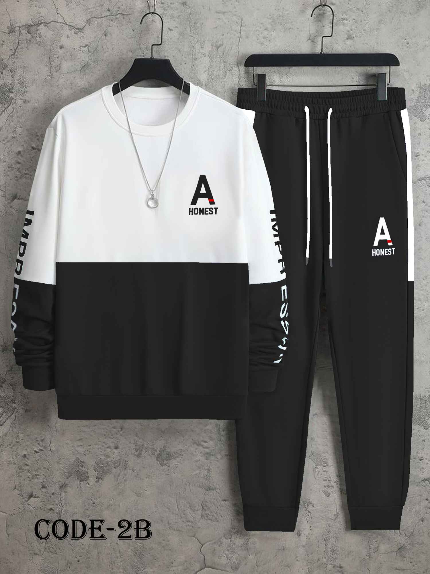 Men's Premium Sweatshirt & Sweatpants Joggers Set SS2-B